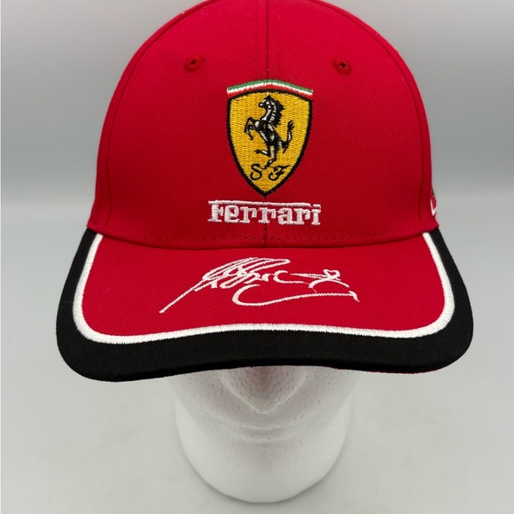 Ferrari Red and Black Cap with Emblem - Picture 1 of 6